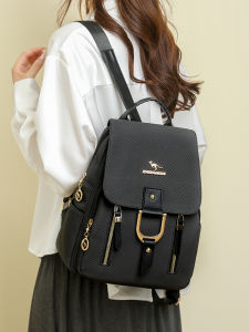 MANROU | Korean Style PU Leather Backpack Women Student Large Capacity Casual Travel