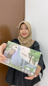 Mainan Anak CRAWL DOVE FUNNY X-137 Mainan Burung Menyala Bird Music Berjalan Anak Mainan Anak Perempuan - Mainan Anak Laki Laki