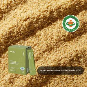 SO ACAI | Organic Natural Flaxseed Powder Pre-Cooked Individually Packaged