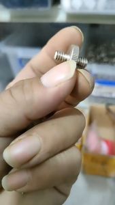 Dual head 1/4 Screw 1/4 Male To 1/4 Male Inch Sekrup untuk pelat pelepas cepat Bracket kamera Tripod