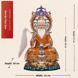 CREATED BY HEART | Home Worship Statue of Jade Purity Supreme Deity