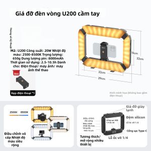 Ulanzi | Đèn Nhẫn Đèn Chụp Hình Trang Điểm