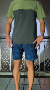#D168 Mens Big Size Summer Shorts With Zipper Pocket Garterized Stretchable Waist High Quality