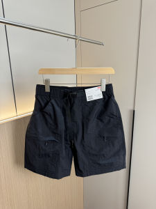 กางเกงขาสั้นผู้ชายทรงหลวมสไตล์ญี่ปุ่น ระบายอากาศได้ดี แห้งเร็ว หลายกระเป๋า กางเกงขายาวลำลองสำหรับฤดูร้อน