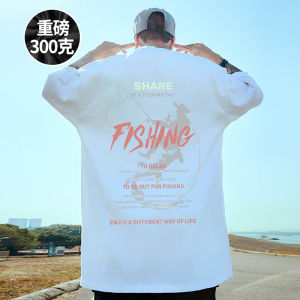 Loose Cotton American Style Short Sleeve T-Shirt Men Summer Casual round Neck Couple Matching Big Size Half Sleeve Tee