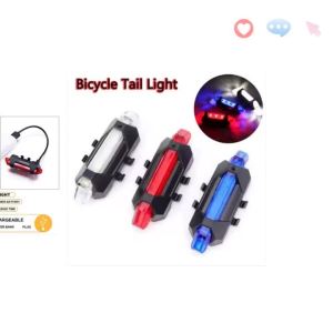 1-4Pcs LED Bicycle Taillight USB Rechargeable Bike Tail Light Bicycle Safety Cycling Warning Rear Lamps LED Bike Tail
