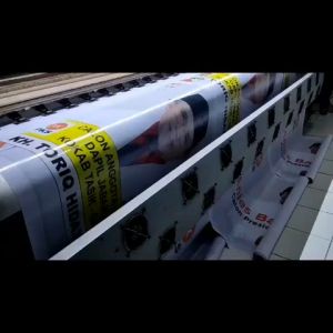 Cetak Spanduk Caleg Per Meter Murah Desain Suka-suka Minimal Order 10 M