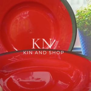 1 LUSIN PIRING RAMEN ULIR PLASTIK TEBAL ULIR TERLARIS