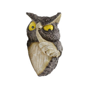 1pc hide and seek owl tree hanging personified owl courtyard garden big tree scene decoration fun animal tree hanging
