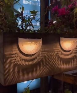 LED Solar Light Waterproof Solar Garden Light Door Wall Step Light Outdoor LED Solar Lamp