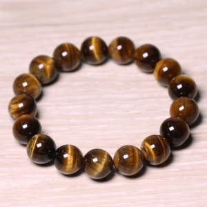 Corami Natural Yellow Tigers Eye Tiger Eye Stone Bracelet Mens and Womens Crystal Bracelet Bring In Wealth and Treasure Ornament Value