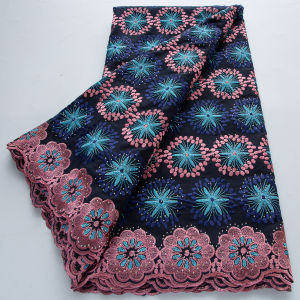2026 Luxury Swiss Voile Lace Fabric in Switzerland 5Yards Cotton Embroidered African Dry Lace Fabric For Evening Dress