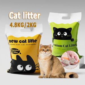 2KG/4KG Cat Litter Bentonite Cat Litter Sand Highly Absorben Deodorant Cat Toilet Odour Control