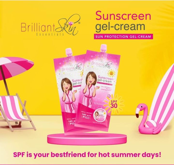 SUNSCREEN BRILLIANT SKIN 50 GR | Lazada Indonesia