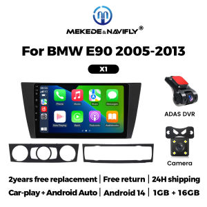 Android 15 IPS Touch Screen 9inch Car Radio For BMW 3-Series E90 E91 E92 E93 2005-2013 Carplay Multimedia Player GPS Autoradio