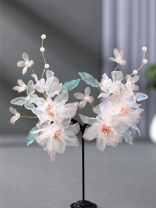 Hanfu Headdress Floral Headdress Jewelry Women's Hairpin Ancient