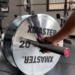XMASTER Calibrated Steel Plate-Chromed 0.25KG-25KG Pair IPF standard Solid CrossFit Bodybuilding Powerlifting ROGUE  ELEIKO X Master Iron Plate Cast Iron Metal Plate - Lazada