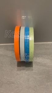 KOSSO K381 สติกเกอร์เรืองแสง สติกเกอร์สะท้อนแสง เทปเรืองแสง สติ๊กเกอร์เรืองแสง (กว้าง 1 ซม. ยาว 3 เมตร) สติ๊กเกอร์แต่ง แถบสติ๊กเกอร์สะท้อนแสง 1ม้วน สติ๊กเกอร์ เทปแปะ FSA pro9