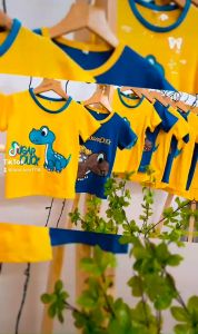 Miễn ship_ Áo thun bé trai ngắn tay áo thun cotton cho bé trai 1 tuổi đến 7 tuổi