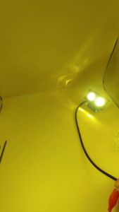 (SATU 1 PCS) LAMPU TEMBAK SQL 2 MATA LED LASER GUN PUTIH - KUNING HIGH LOW PUTIH KUNING