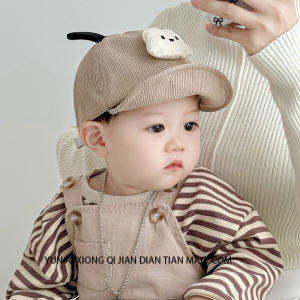 One-Year-Old Baby Peaked Cap Spring and Autumn Small-Month Sun Hat Infants Baby Baseball Cap Cute 2024 New Arrival