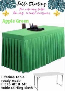 Table Skirtting (Us Katrina) Table Skirt Ready Made For Caterring Table Cloth