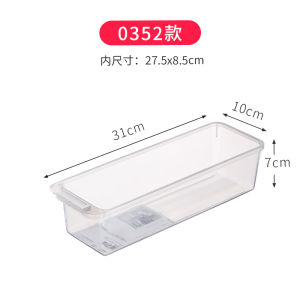 Inomata Imported from Japan Affordable Fridge Food Storage Box Vegetable-Specific Upright Freezer Organizer Container for Kitchen