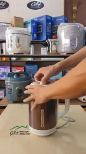 Ấm Đun Nước Siêu Tốc ISD 1500W – Dung Tích 2L – 2 Lớp Vỏ Chống Bỏng – Lõi Inox 304 – Đế Xoay 360° – BH Trực Tiếp 1 Năm