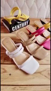 Sandal An10 Wanita Sendal Ban 2 Bitese 5cm Perempuan Cewek Kasual heels pesta
