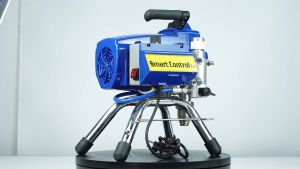 3000W มอเตอร์ไร้แปรงถ่าน(สามารถทำงานได้อย่างต่อเนื่อง) เครื่องพ่นสีหลังคา เครื่องพ่นสีไฟฟ้า พ่นสีพ่นสีแรงดันสูง เครื่องพ่นสีแรงดันสูง ปรับแรงดันไฟฟ้าอัตโนมัติ เริ่มและหยุดอัตโนมัติ รองรับปืนคู่ 695 ปั๊มเพิ่มประสิทธิภาพ ฉีดพ่น 10200M² ในหนึ่งวัน