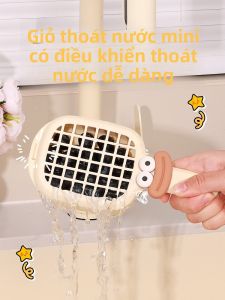 Xô Đựng Trái Cây Mini Dễ Thương Có Tay Cầm Cho Nhà Bếp Xô Đựng Rau Củ Rửa Trái Cây Xô Đựng Mâm Xôi Xô Đựng Trái Cây Bằng Nhựa Màu Trắng