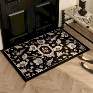 DMF | Vintage Style Entryway Floor Mat Anti-Slip Easy-to-Clean