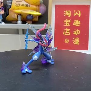 Takara Tomy | 10cm Pokemon Anime Figure Battle Greninja Action Figure Cartoon Collection Pvc Model Desktop Statue Ornament Doll Toy Birthday