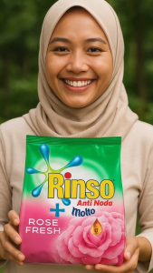 (PAKET ISI 4) RINSO MOLTO PERFUME ESSENCE Deterjen Bubuk 380 gram x 4 bag