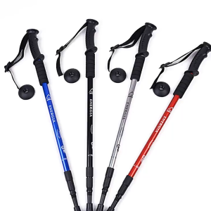 310g Ultra Light Aluminum Hiking Stick Telescopic Adjustable 65-135cm Trekking Pole For Mountain Walking Camping