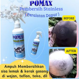 POMAX pembersih kerak panci wajan/ Teflon gosong /pembersih stainless steel/ pembersih perabotan dapur