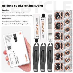 LEBYCLE | Bộ Dụng Cụ Sửa Chữa Lốp Xe Đạp cho Xe Đạp Núi và Xe Đạp Đường Phố
