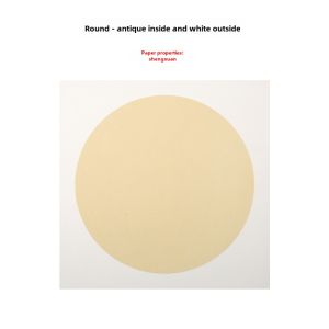 Thickened Calligraphy Paper 30 Sheets Watercolor Painting Special round Mirror Surface Paper for Students Children Brush Lettering