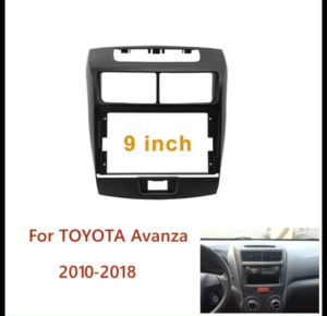 2 Din Car Radio Fascia For 2010-2018 Toyota Avanza 9 Inch Android MP5 Player Stereo Radio Fascia Panel Frame Casing