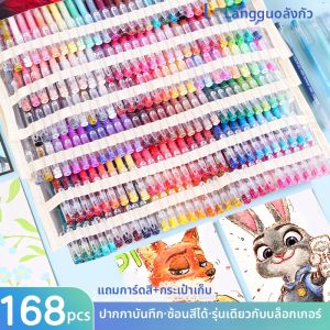 Languo | Bút Vẽ Ghi Chú Màu Học Sinh Morandi 168 Màu