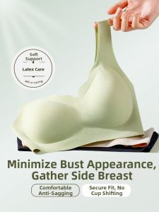 Cloud-like Seamless Large Bust Slimming Gathering Sub-mammary Control Sport Vest Bra
