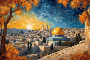 Jigsaw Puzzle 500/1000/1200/2000PCS Al-Aqsa Mosque Jerusalem Islamic Art Brain Teaser Puzzle Calming Hobby Gift Frameless