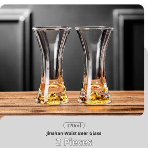 ZHUXI | Elegant High-end Beer Cup Set Crystal Glass for Home