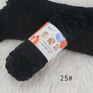 Christmas 3PCS Velvet Yarn Polyester Blended Cotton Chenille Crochet Knitting Yarn Soft Yarn Thread Thick Scarf DIY Hand-Knitted