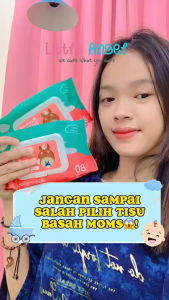 Tissue Basah Bayi Newborn Ganti Popok Diapers Anak Baby Wet Wipes 80s Perlengkapan Bayi Tisu Basah Wajah Perawatan Kecantikan Murah Tanpa Parfum Pewangi & Alkohol