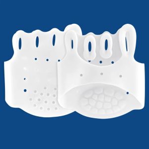 2 Miếng Đệm Silicon Gel Chỉnh Hình Ngón Chân Miếng Tách Ngón Chân Miếng Lót Bàn Chân Trước Miếng Đệm Chỉnh Hình Bệnh Trật Khớp Ngón Chân Cái Dụng Cụ Chăm Sóc Bàn Chân Dụng Cụ Chỉnh Hình Bàn Chân