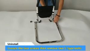 【Woody】 Assist Handle Bed Rail Safety Get Up Handle Secure Bed Rail Assisting for Elderly Expectant Mother Aid Handrail Get Up Rail