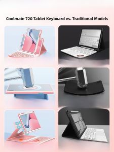 2025 Huawei MatePad pro 11 Bluetooth Keyboard Case Air115S Protective Cover 10.8 Pen Slot Air12 Magnetic Absorption Computer 10.4 Integrated Mouse Set Shell Soft Light Version