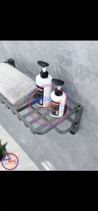 DuduMart Bathroom Organizer Rack stainless steel Towel Holder Toilet soap Storage wall hooks corner