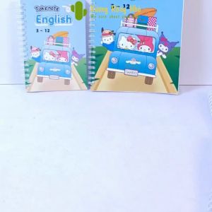 Takenote tiếng anh khổ giấy A5 A6 - Takenote English 3-12 dành cho bé từ lớp 2